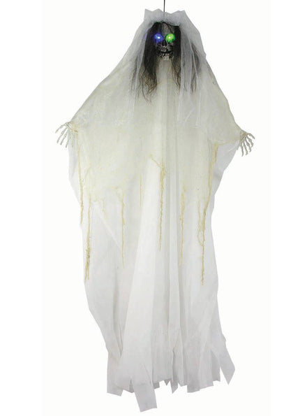 Skeleton Bride Hanging Prop with Light Up Eyes - Main Image 