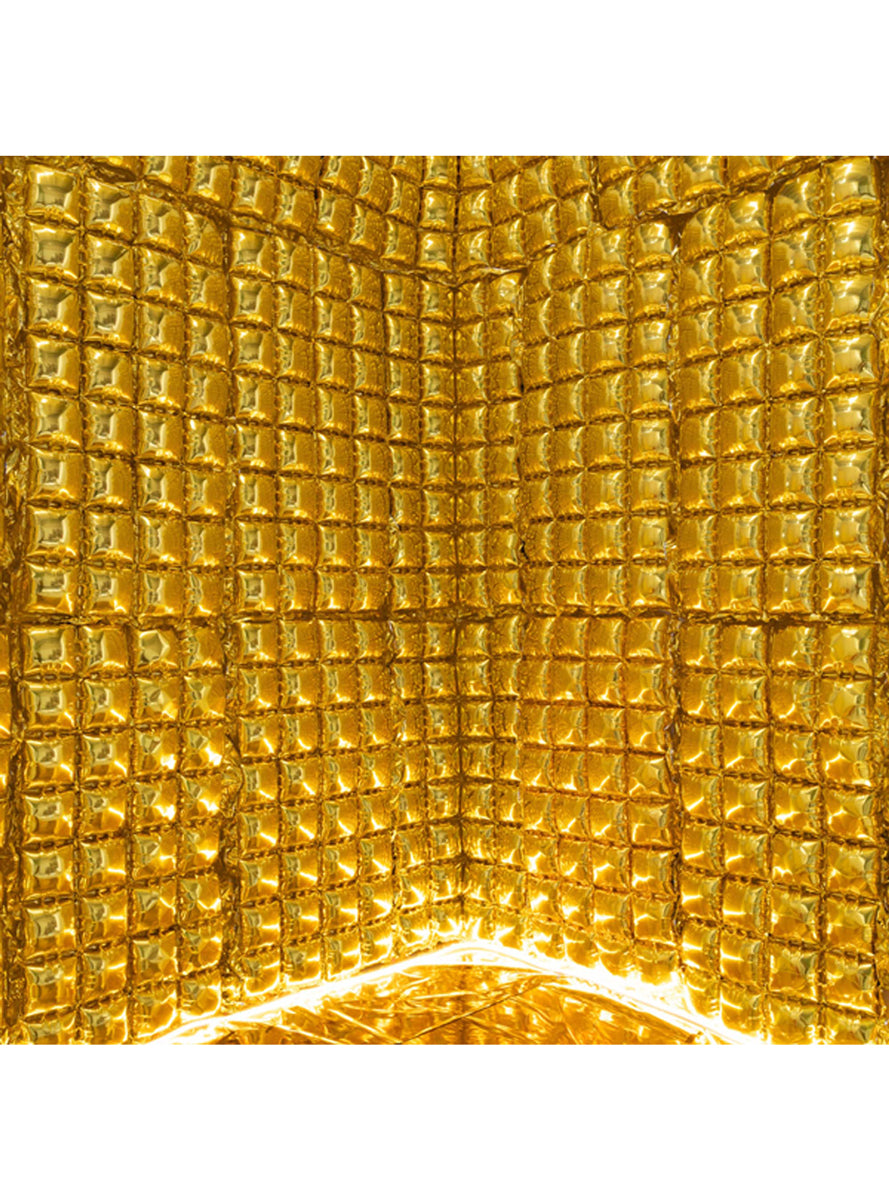 Foil Balloon Curtain 110cm Gold Party Backdrop - Lifestyle Image
