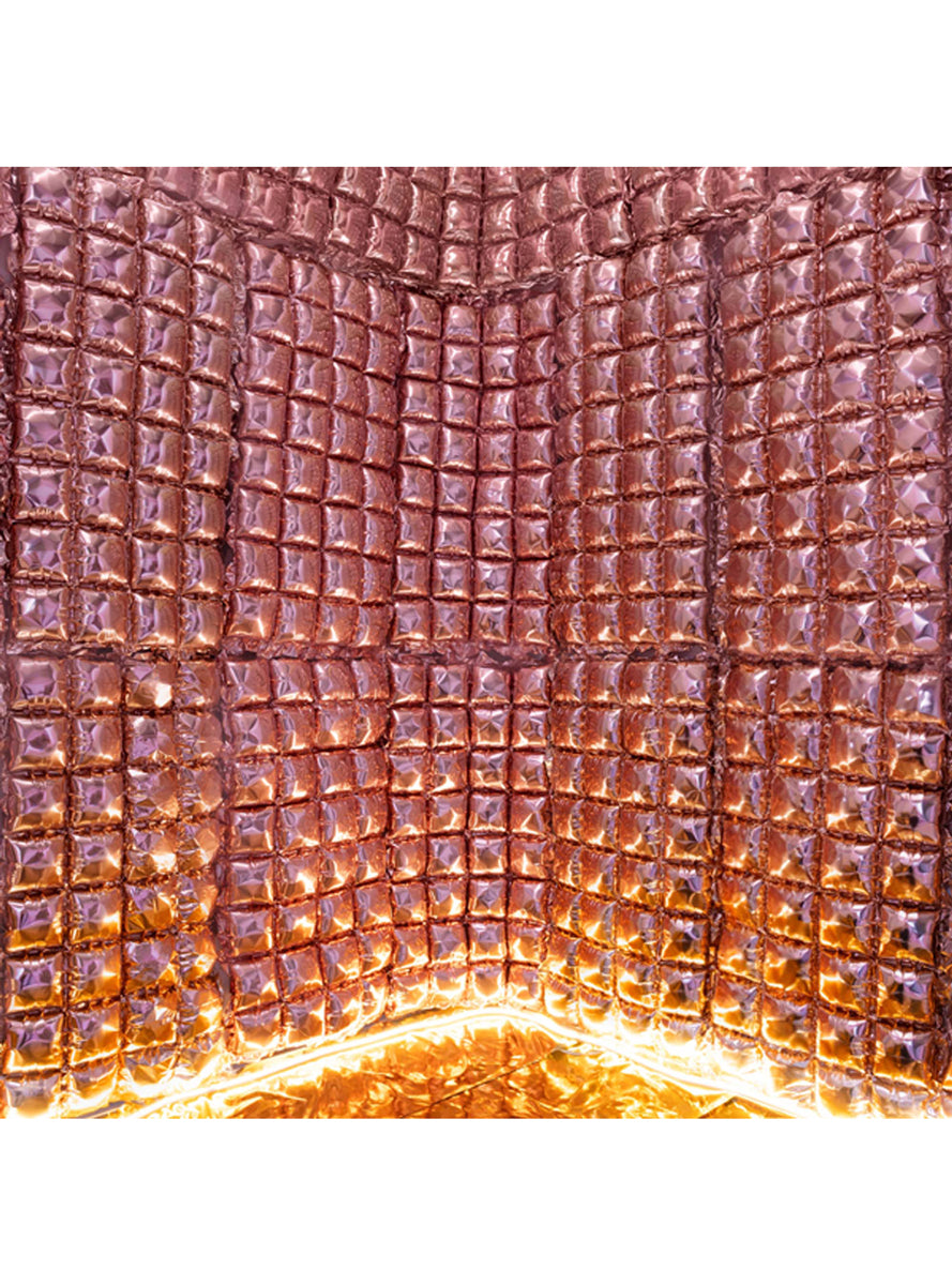 Foil Balloon Curtain 110cm Rose Gold Party Backdrop - Lifestyle Image