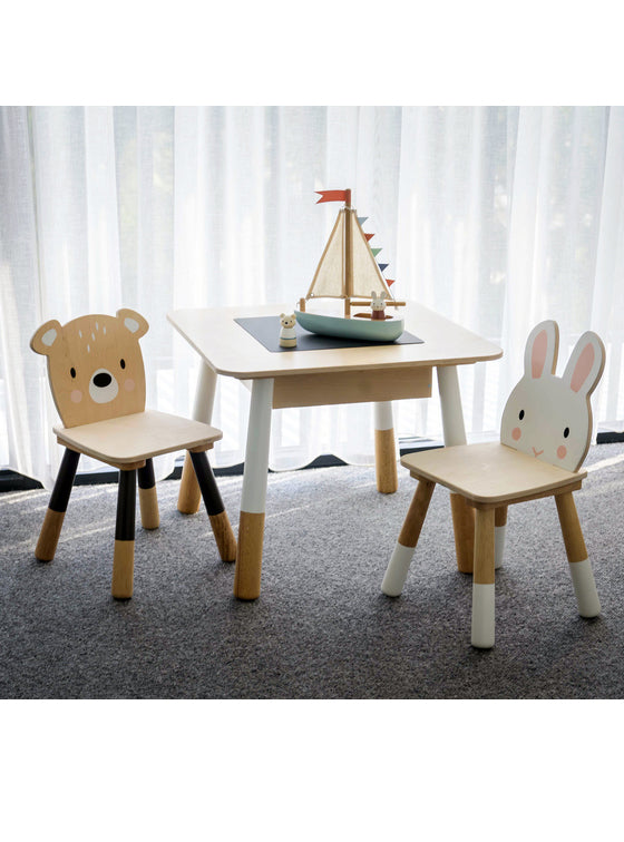 Forest Wooden Table And 2 Chairs Toy Set - Lifestyle Image 3