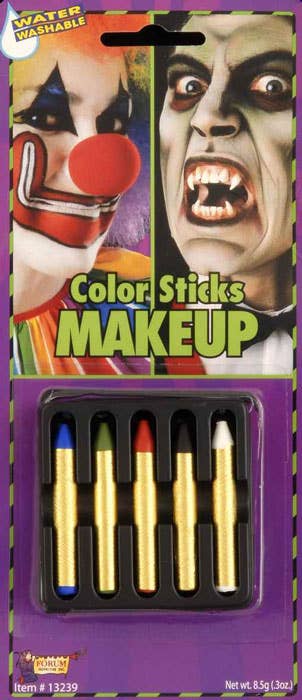 Multicoloured Costume Makeup Sticks