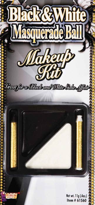  Black and White Grease Paint Costume Makeup Kit