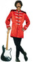 Red Beatles Men's British Rock Star Costume Front