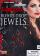 Stick on Vampire Blood Drop Jewels Costume Accessory