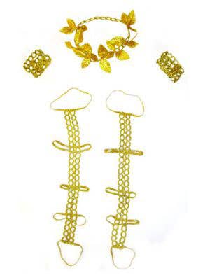 Gold Goddess Costume Accessory Set Main Image