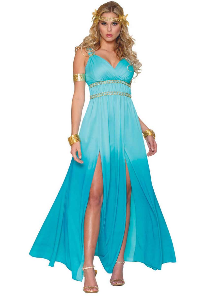 Womens Teal Roman Costume | Game of Thrones Womens Dress Up Costume Womens Teal Roman Costume | Game of Thrones Womens Dress Up Costume