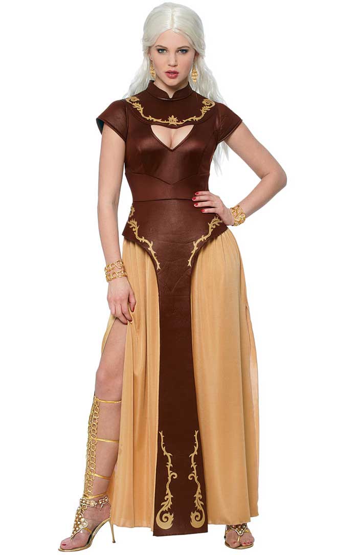 Women's Game Of Thrones Khaleesi Costume Front View