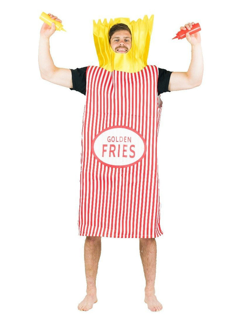 French Fries Novelty Adults Costume - Alternative Image