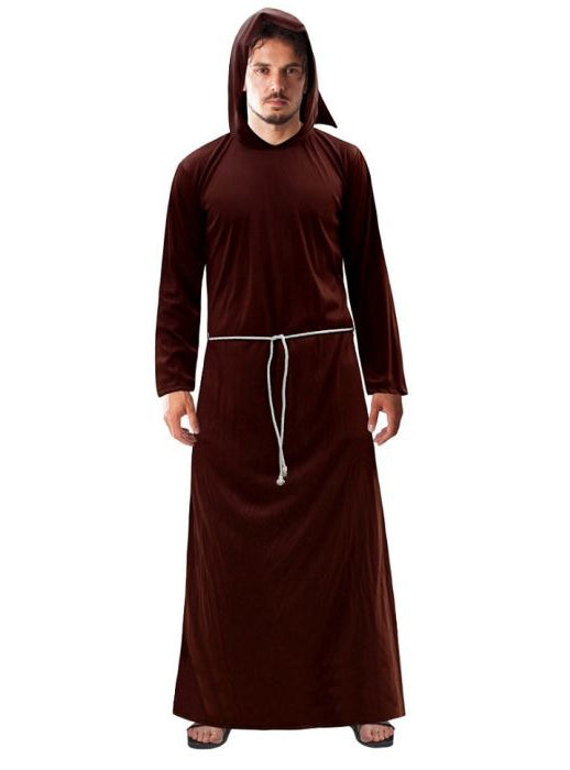 Friar Tuck Mens Medieval Monk Costume - Main Image