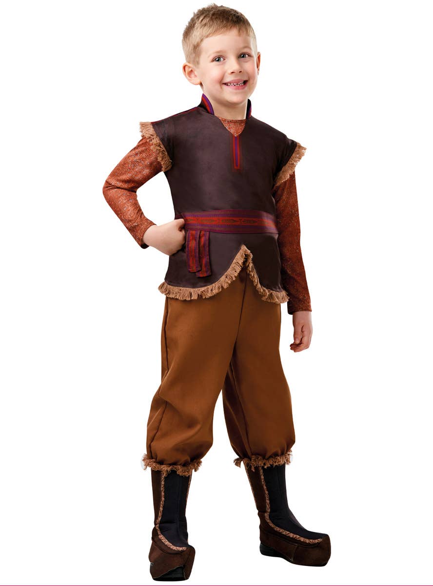 Image of Frozen 2 Boy's Deluxe Kristoff Fancy Dress Costume