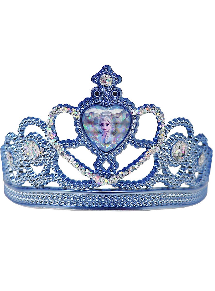 Image of Frozen Queen Elsa Girls Blue Costume Tiara