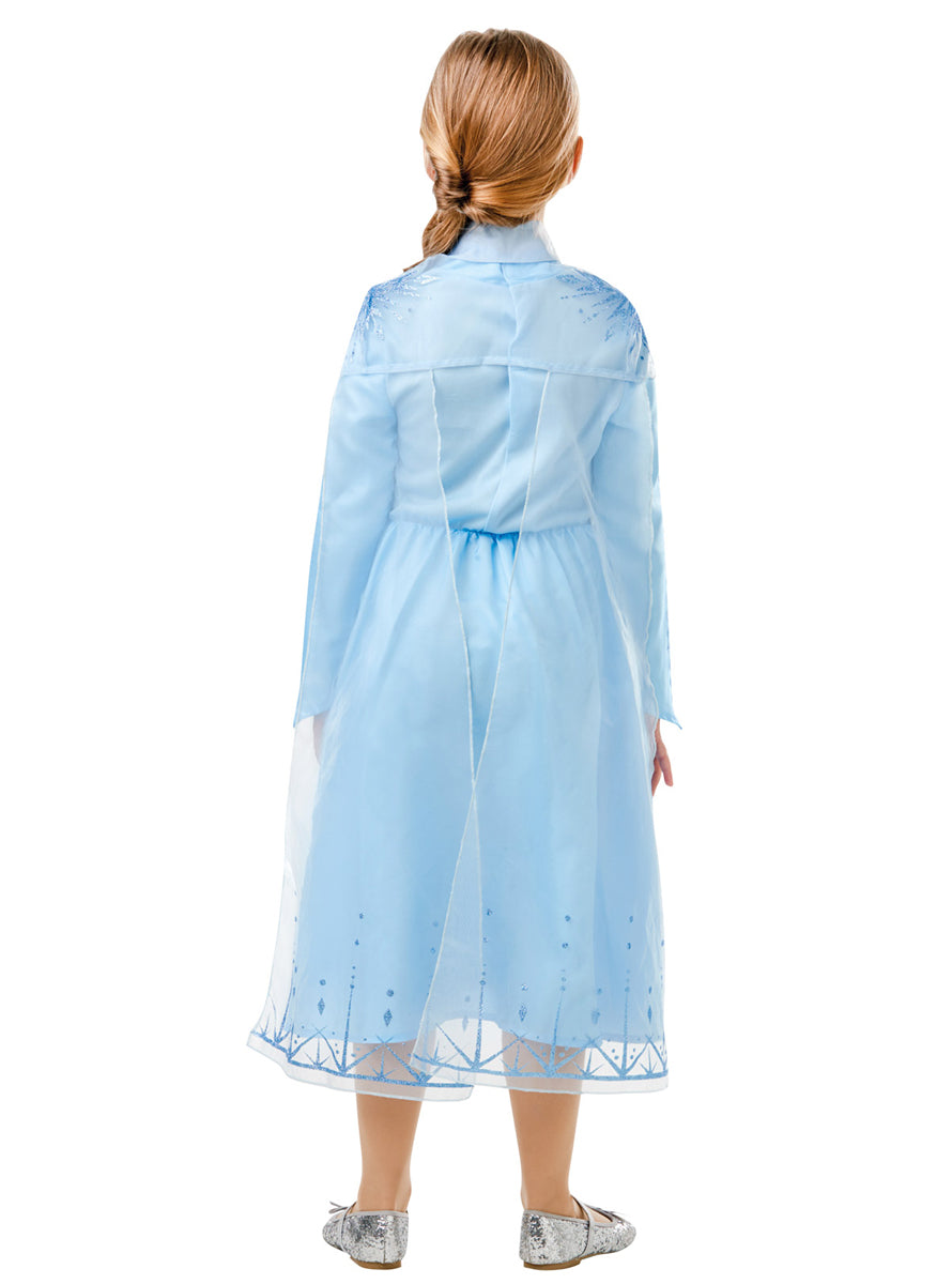 Frozen 2 Girls Deluxe Queen Elsa Costume - Back Image
