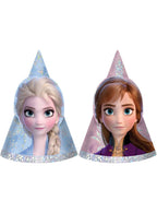 Image Of Frozen 2 Pack of 8 Paper Cone Party Hats