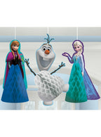 Image Of Frozen Pack of 3 Honeycomb Hanging Decorations
