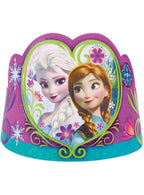 Image of Frozen 8 Pack Paper Crowns Party Favours