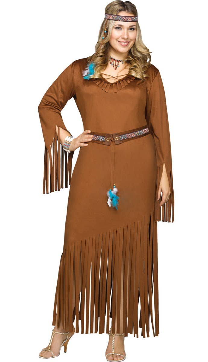 Plus Size Womens Native American Costume | Native Indian Costume