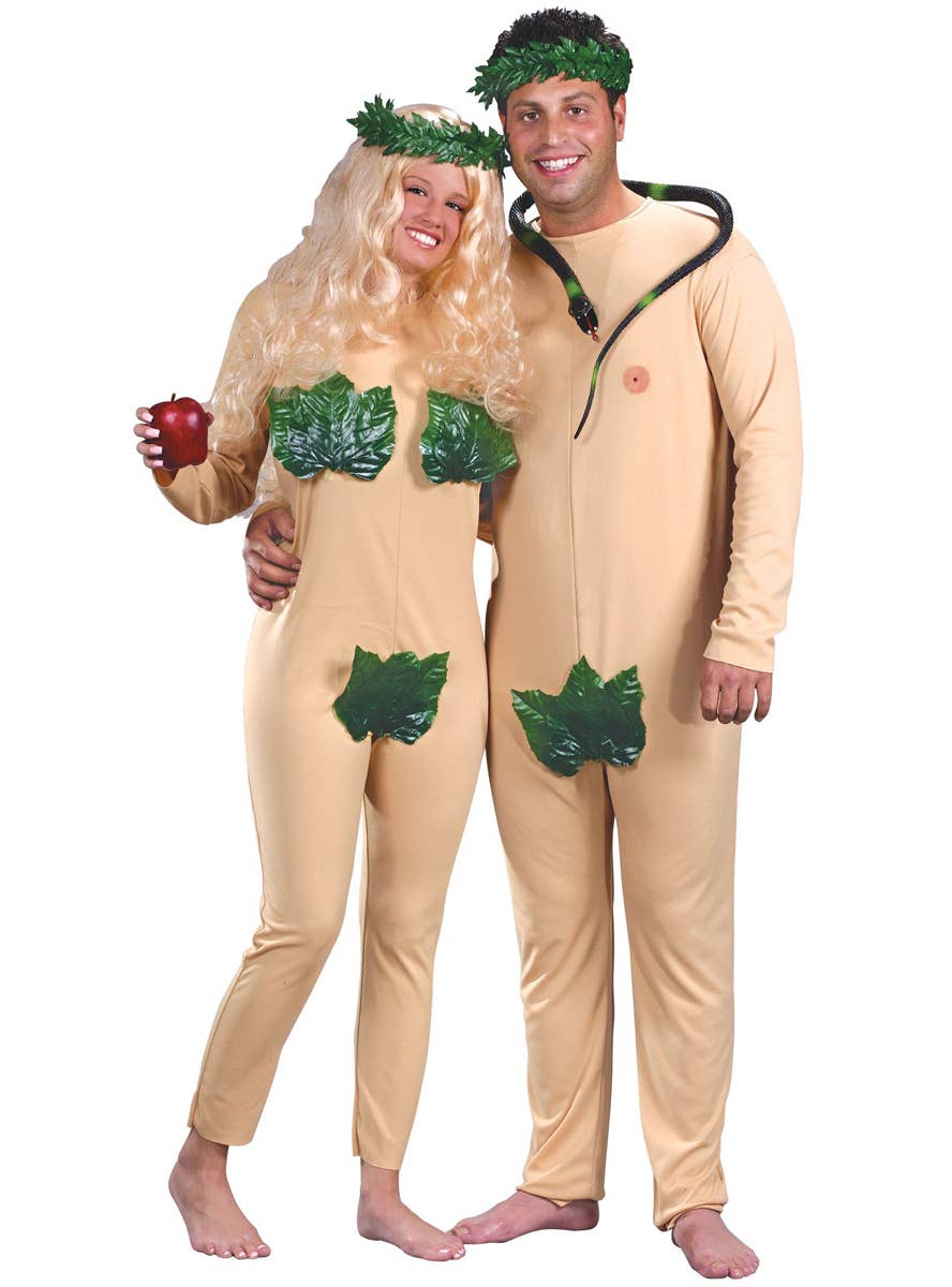Adults Adam and Eve Matching Couples Costume