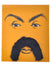 Black Horseshoe Stick On Moustache Costume Accessory