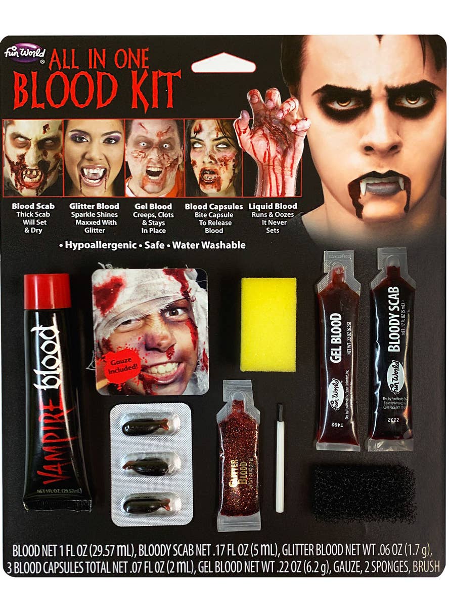 All-in-One Blood FX Halloween Costume Makeup