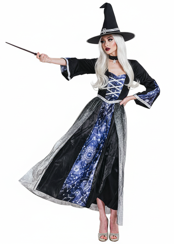 Image of Galaxy Witch Women's Astrological Halloween Costume - main image