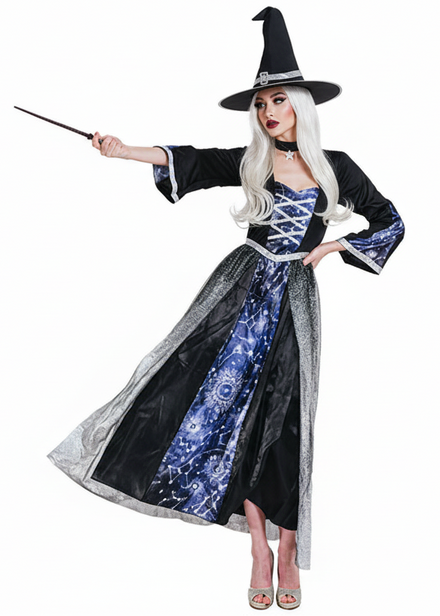Image of Galaxy Witch Women's Astrological Halloween Costume - main image