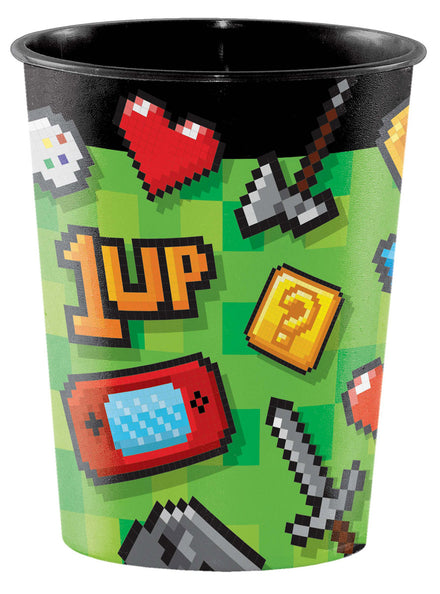 Gaming Party Green Plastic Table Cover – Main Image