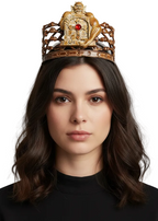 Voodoo Bones Crown Halloween Costume Accessory - Main IMage