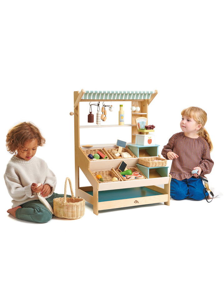 General Store Childrens Wooden Toy Set - Lifestyle Image 1