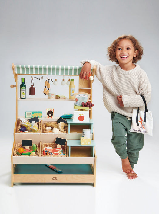 General Store Childrens Wooden Toy Set - Lifestyle Image 2