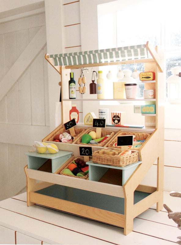 General Store Childrens Wooden Toy Set - Lifestyle Image 4