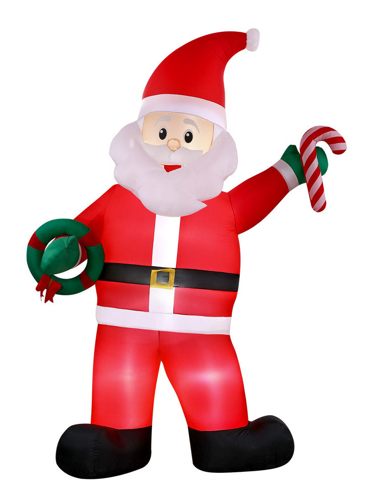 Giant Santa Claus Inflatable Christmas Decoration 380cm - Main Image