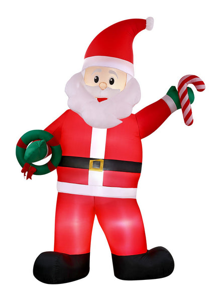 Giant Santa Claus Inflatable Christmas Decoration 380cm - Main Image