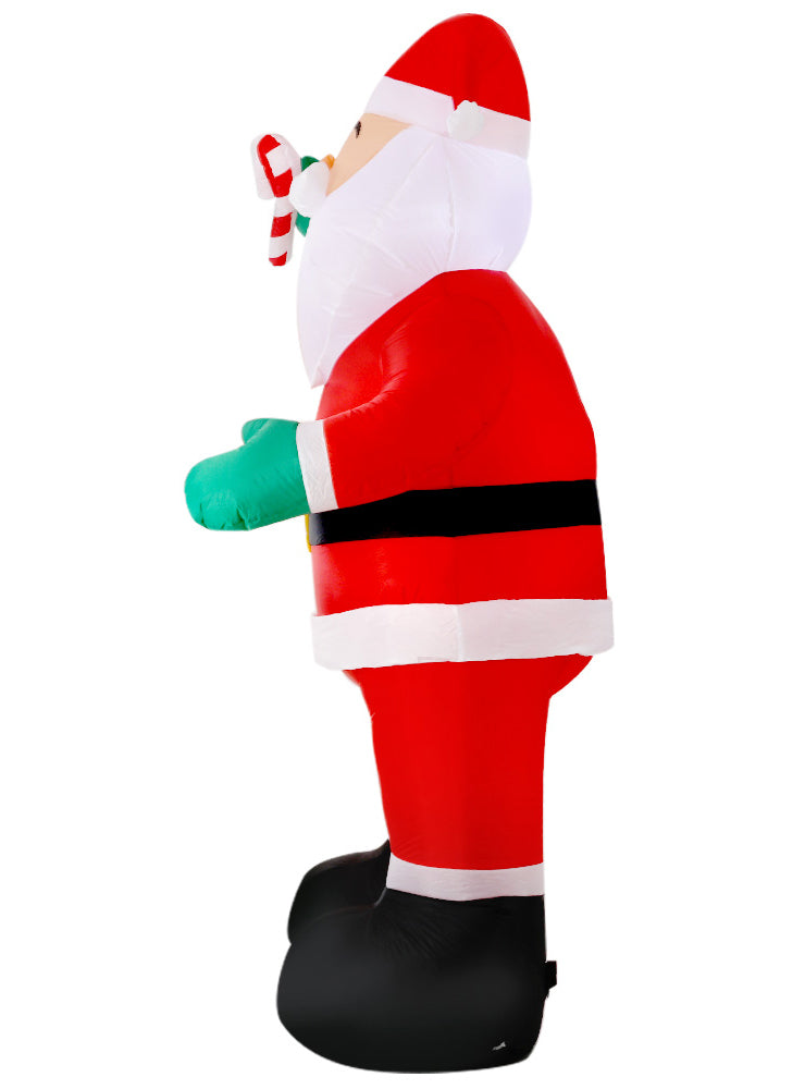 Giant Jingle Jollys Inflatable Santa Christmas Decoration 3m 10FT - Side Image