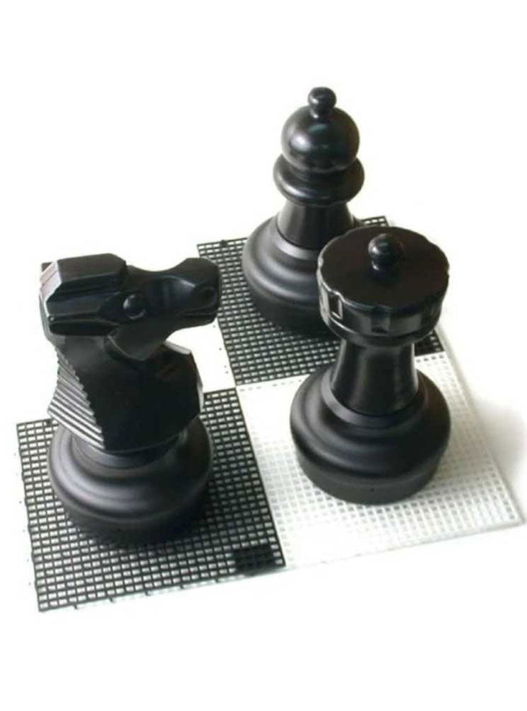 Giant Outdoor Chess 3m Plastic Party Game - Close Image 2