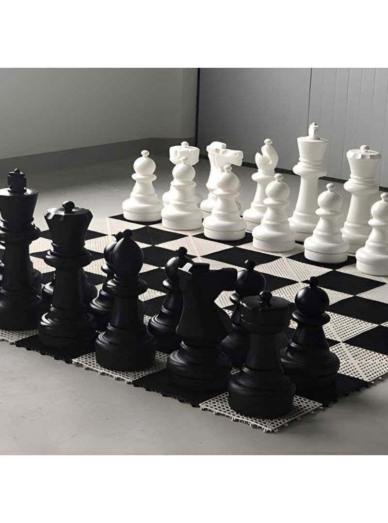 Giant Outdoor Chess Party Game With 240cm Rubber Matt - Main Image