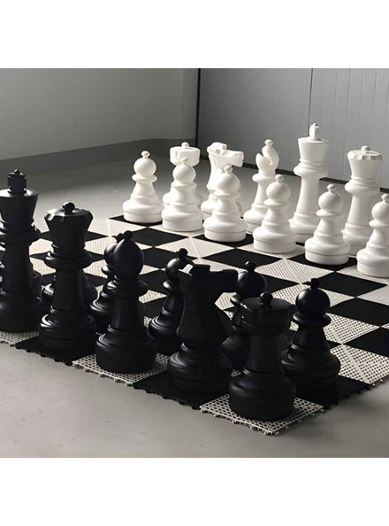 Giant Outdoor Chess Party Game With 240cm Rubber Matt - Main Image