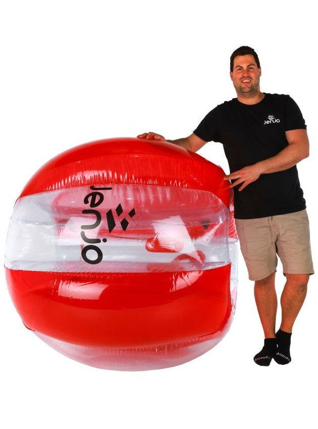 Red Inflatable Bubble Ball - Main Image