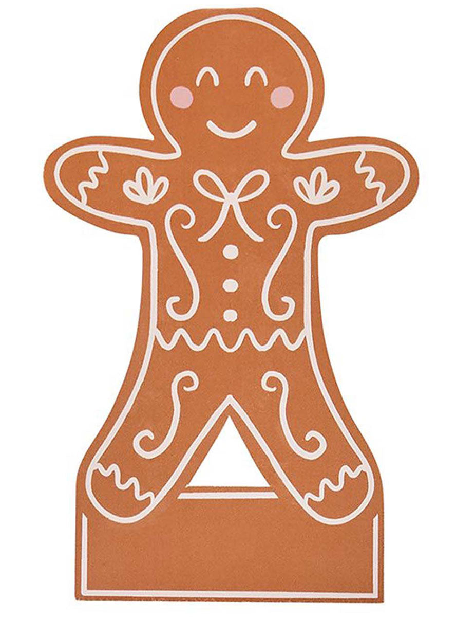 Christmas Gingerbread Men 10 Pack Place Cards – Main Image