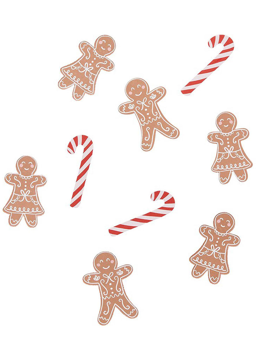 Gingerbread People Christmas Table Scatters 10g – Main Image