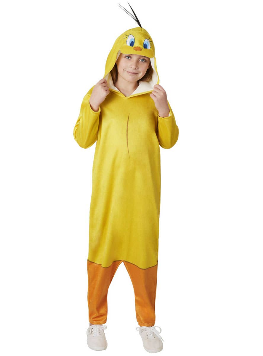 Girls Looney Tunes Tweety Bird Costume - Main Image