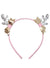 Image of Glittery Silver Reindeer Antlers Girl's Christmas Headband