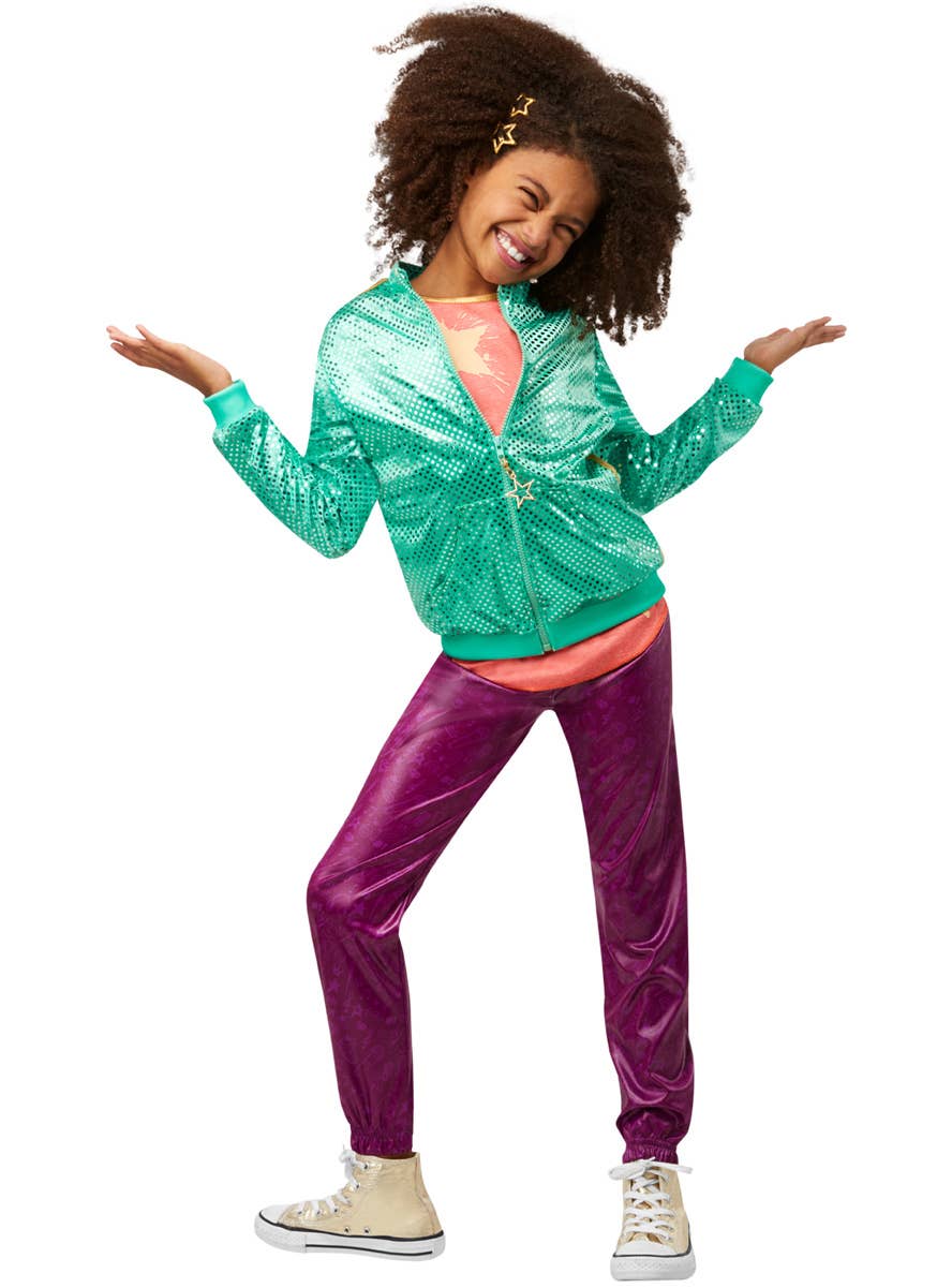 Image of Netflix Karma's World Girl's Fancy Dress Costume - Alternate Front View