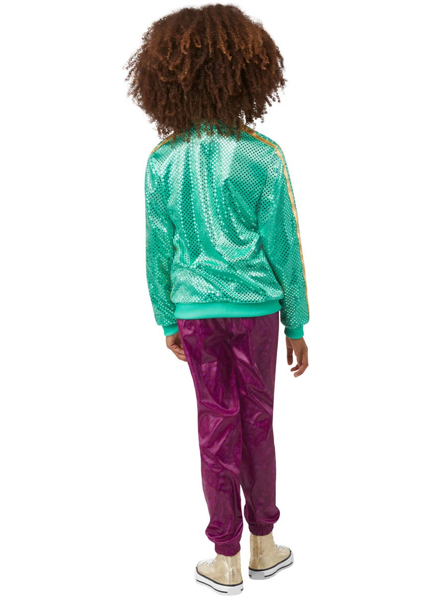 Image of Netflix Karma's World Girl's Fancy Dress Costume - Back View