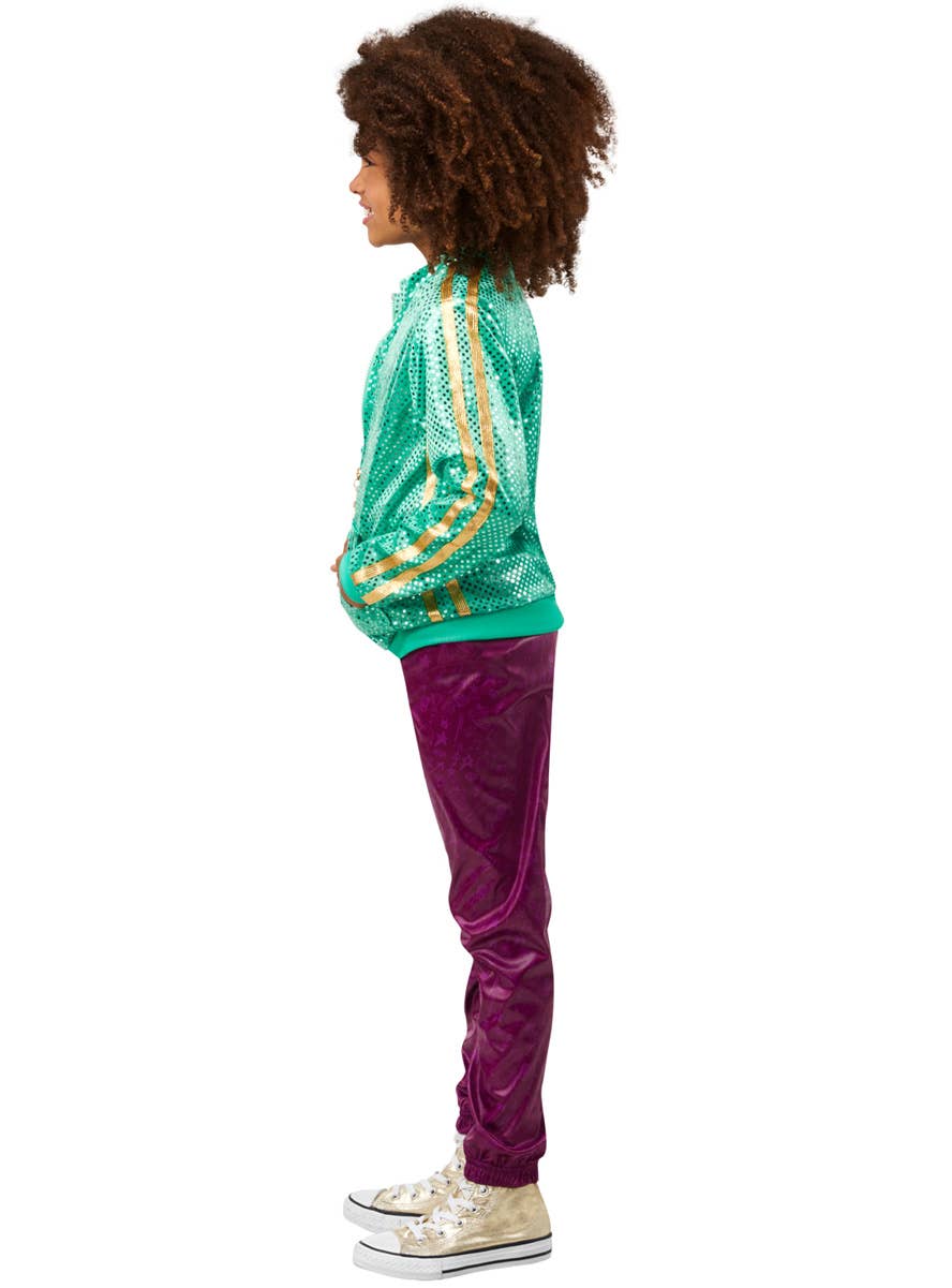 Image of Netflix Karma's World Girl's Fancy Dress Costume - Side View