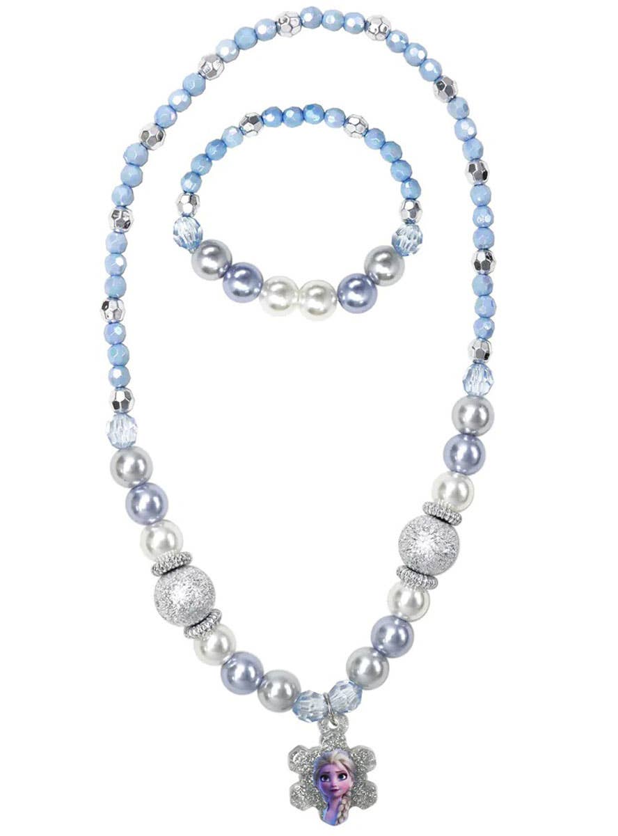 Image of Sparkling Frozen Snowflake Girl's Elsa Costume Jewellery Set