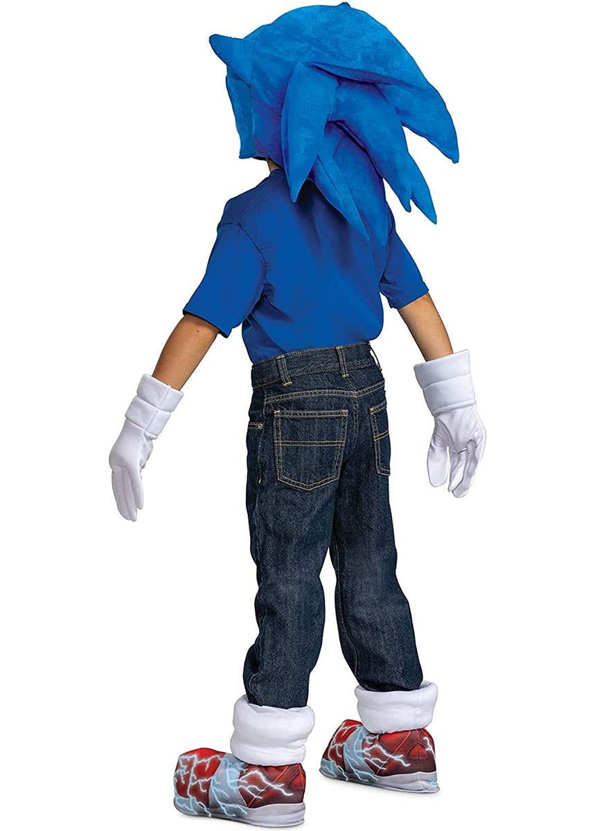 Image of Licensed Sonic Movie Girl's Costume Accessory Set - Back View