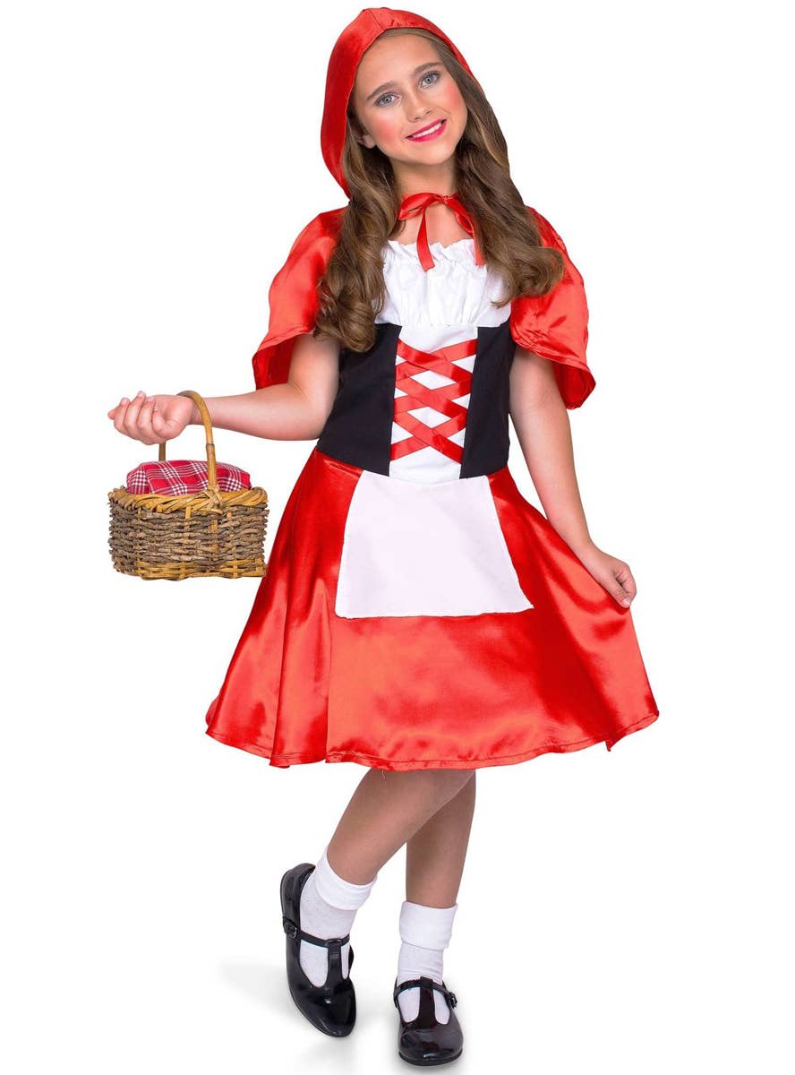 Image of Cute Little Red Riding Hood Girls Book Week Costume