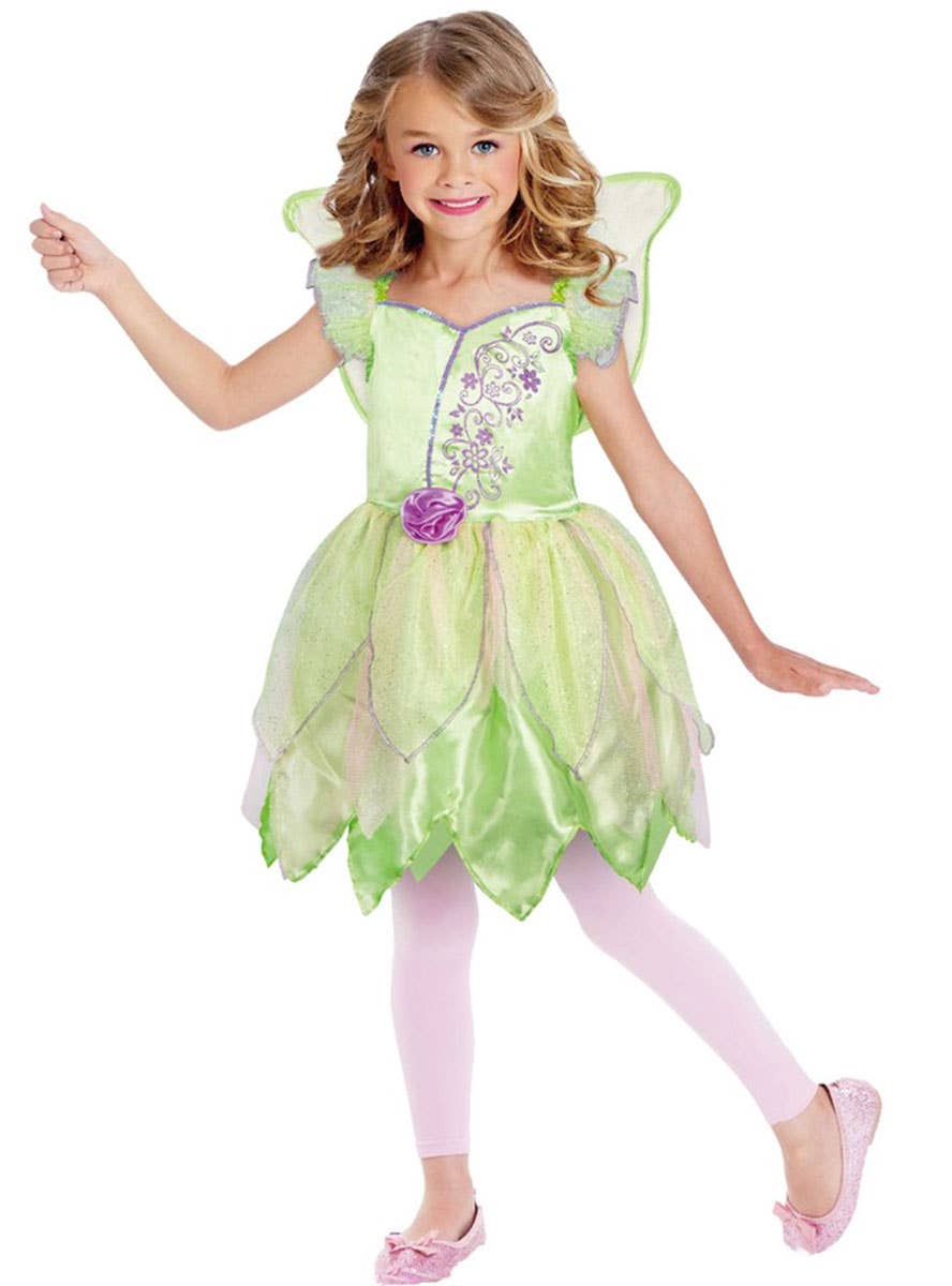 Image of Magical Green Fairy Girls Dress Up Costume