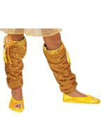 Image of Disney Princess Belle Metallic Gold Leg Warmers - Main Image