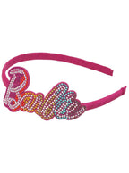 Image of Rhinestone Barbie Girl's Pink Costume Headband